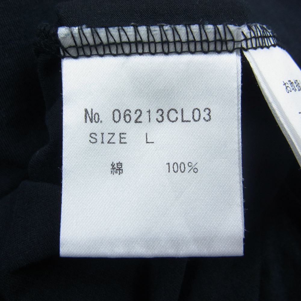 HYSTERIC GLAMOUR ヒステリックグラマー 21AW 06213CL03 THE ROLLING STONES STEEL WHEELS 1989 トリプルエックス ローリング ストーンズ Tシャツ ブラック系 L【美品】【中古】