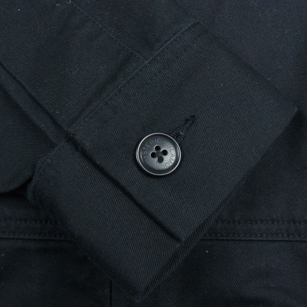 HYSTERIC GLAMOUR ヒステリックグラマー 23AW 02233AB11496 PATCH CUSTOM パッチカスタム ブルゾン ブラック系 L【新古品】【未使用】【中古】