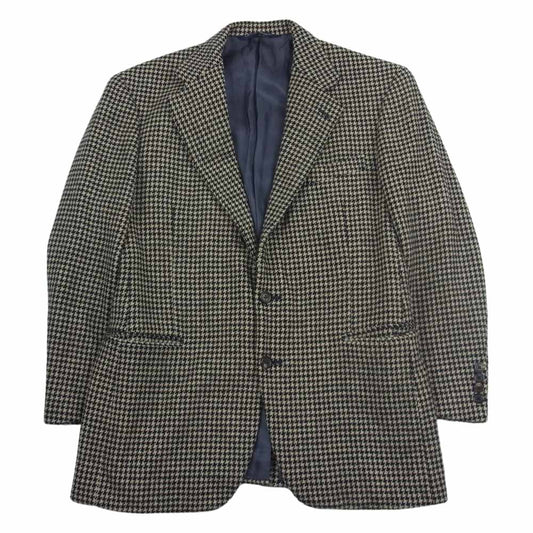 POLO RALPH LAUREN ポロ・ラルフローレン 022-5-BR-RL ウール 2Bテーラード ジャケット 千鳥柄  ブラック系 ベージュ系 C94-W84-T170 AB5【中古】