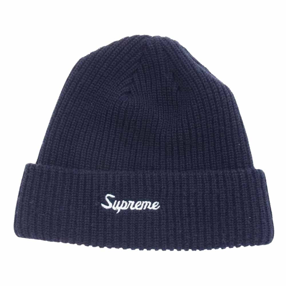 Supreme シュプリーム 21AW Loose Gauge Beanie ルーズ ゲージ ビーニー ニット キャップ ネイビー系【中古】