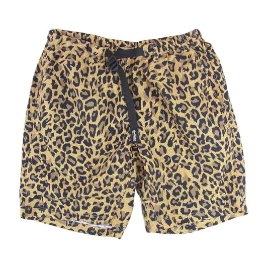 WILDTHINGS ワイルドシングス WT2135AD-CP レオパ ヒョウ柄 ナイロン ショーツ ブラウン系 M【中古】