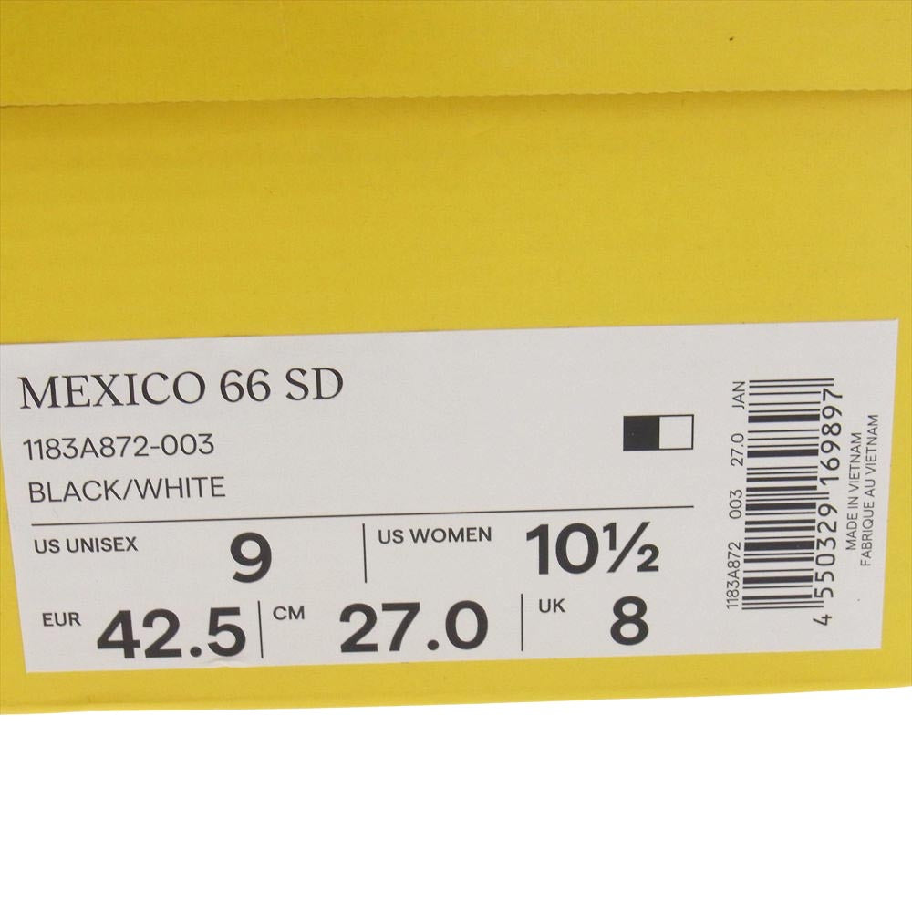 ONITSUKA TIGER オニツカタイガー 1183A872 MEXICO 66 SD メキシコ 66 エスディー スニーカー ブラック系 27.0cm【中古】
