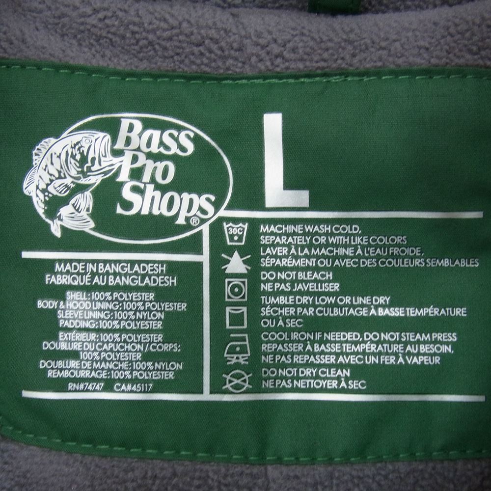 バス プロ ショップス ナイロン フリース ジャケット グリーン系 L【中古】