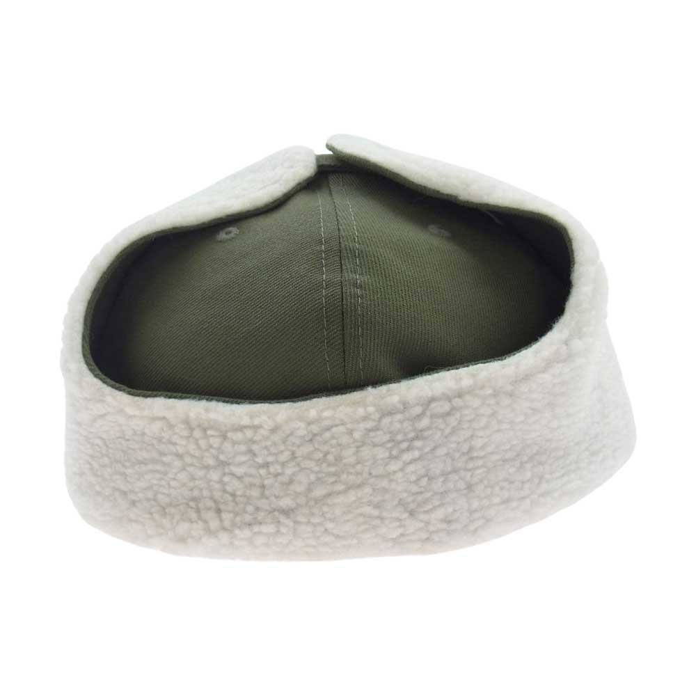 Supreme シュプリーム 21AW earflap new era cap box logo カーキ系 61.5cm【中古】