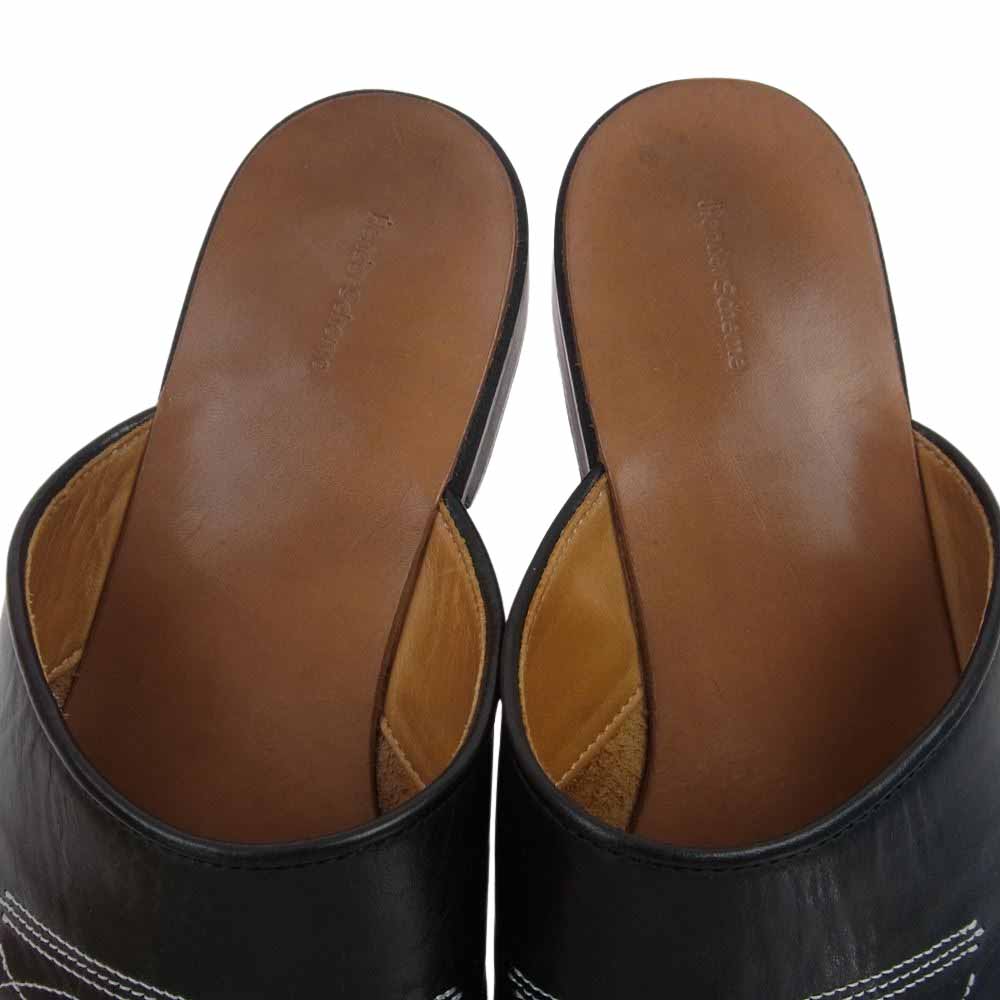 Hender Scheme エンダースキーマ di-rs-chk Cheak レザーシューズ ブラック系 5【中古】