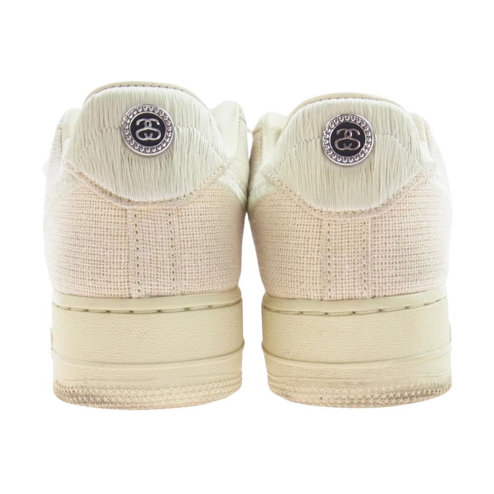 NIKE ナイキ CZ9084-200 × Stussy ステューシー AIR FORCE1 LOW エア フォース 1 ローカット スニーカー フォッシル オフホワイト系 27cm【中古】