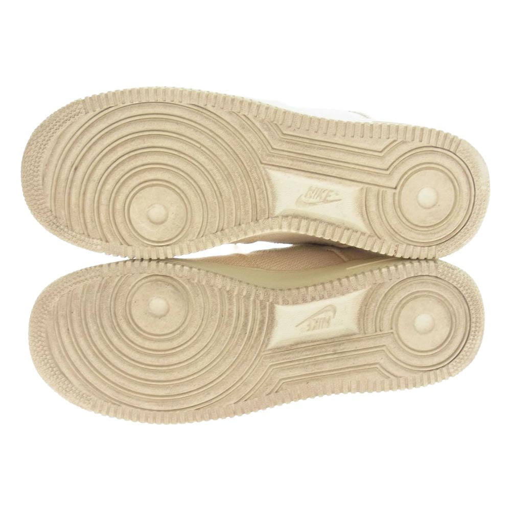 NIKE ナイキ CZ9084-200 × Stussy ステューシー AIR FORCE1 LOW エア フォース 1 ローカット スニーカー フォッシル オフホワイト系 27cm【中古】