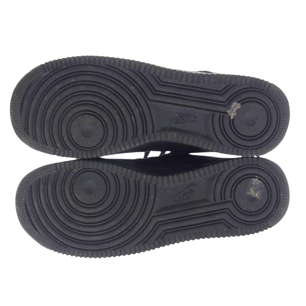 NIKE ナイキ CZ9084-001 × Stussy ステューシー AIR FORCE1 LOW エア フォース 1 ローカット スニーカー ブラック ブラック系 27cm【中古】