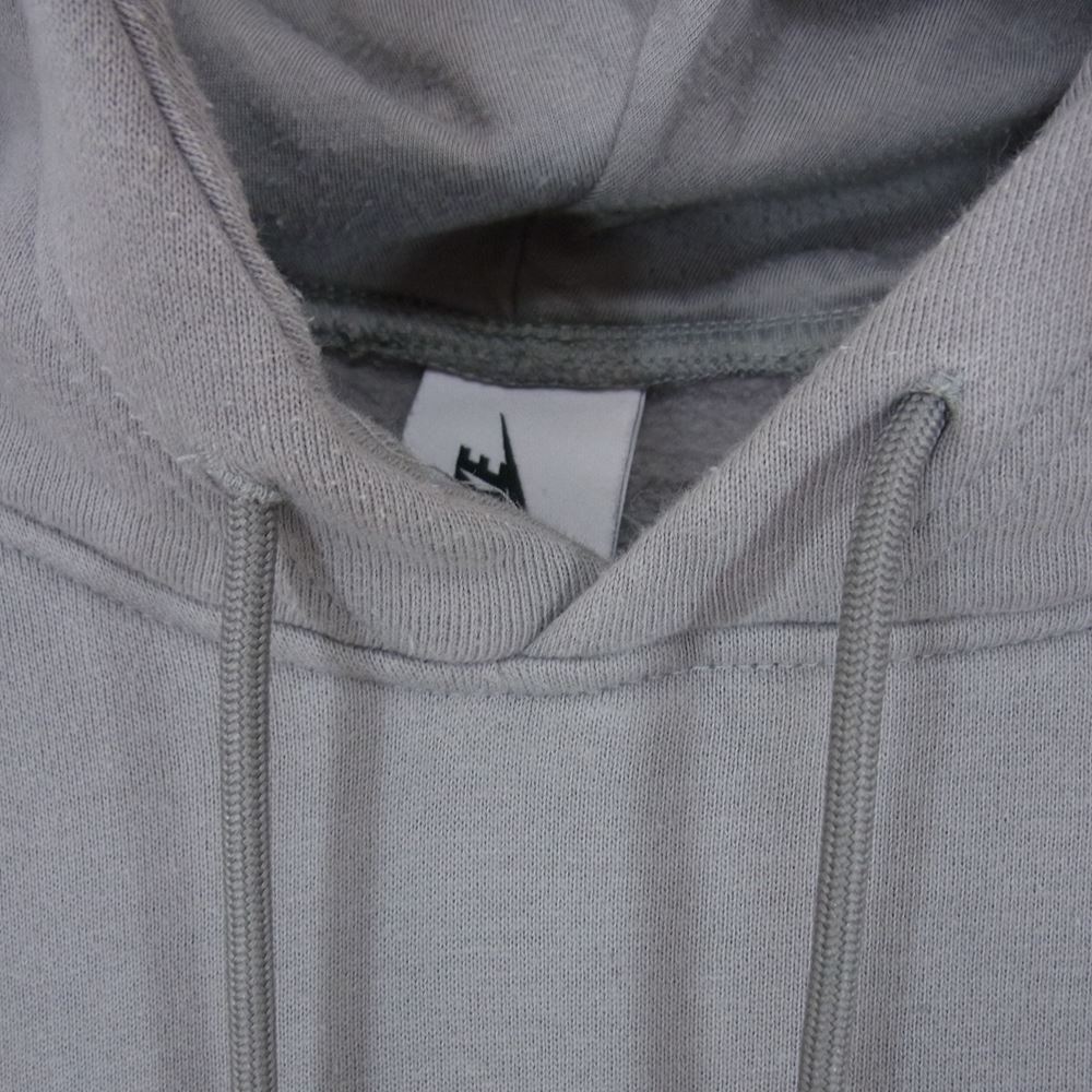 FEAR OF GOD フィアオブゴッド AR0634-003 × Nike ナイキ NRG PO HOODIE プルオーバーフーディ パーカー ダブルフード 裏起毛  グレー系 XL【中古】