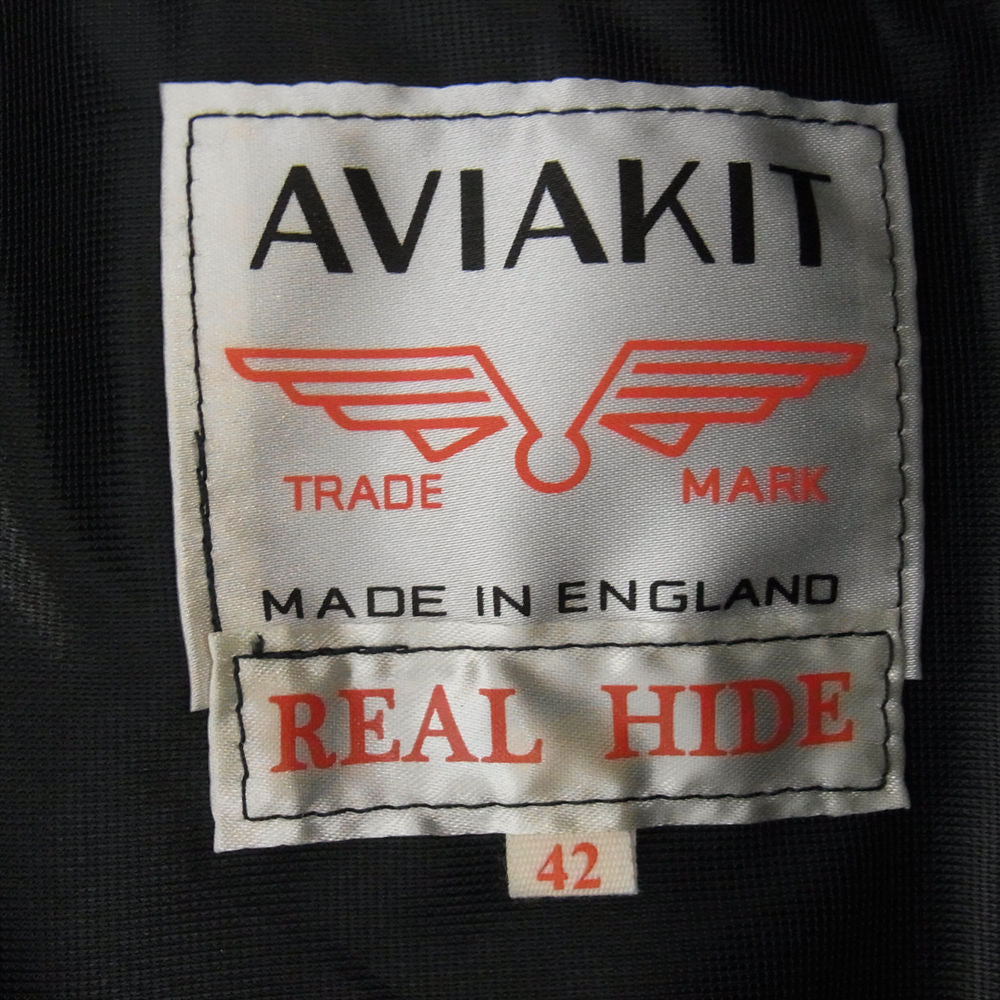 Lewis Leathers ルイスレザー 441T  TIGHT FIT CYCLONE サイクロン タイトフィット ダブル ライダースジャケット ブラック系 42【美品】【中古】