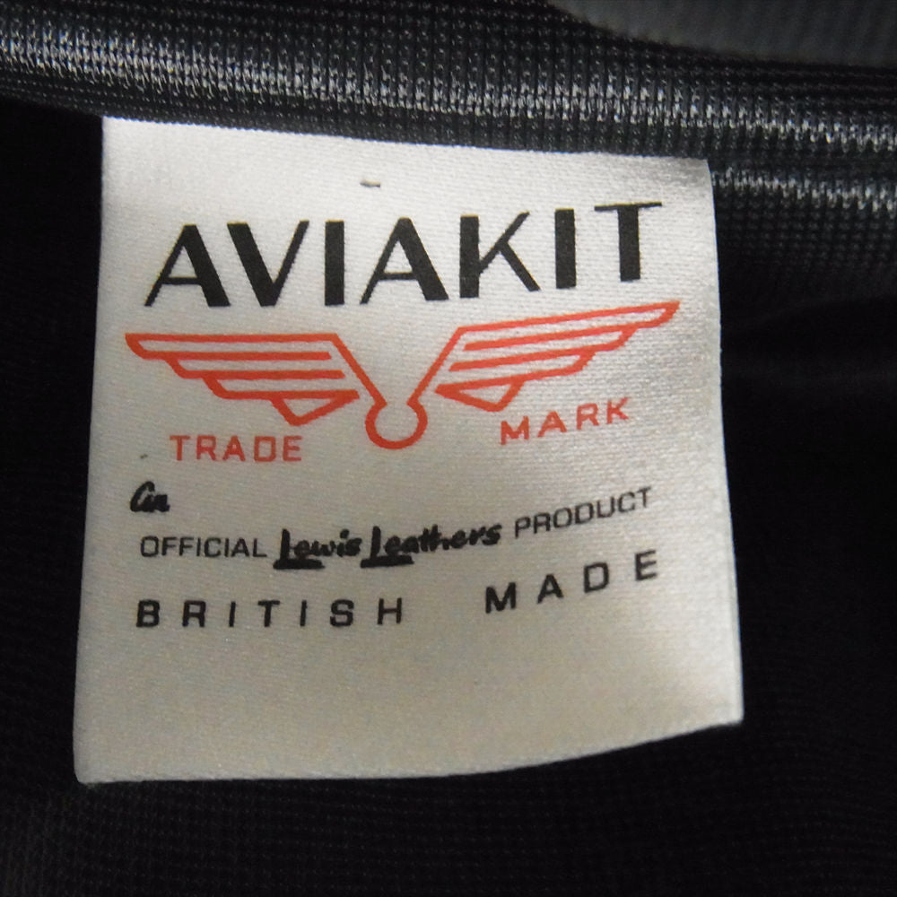 Lewis Leathers ルイスレザー 441T  TIGHT FIT CYCLONE サイクロン タイトフィット ダブル ライダースジャケット ブラック系 42【美品】【中古】
