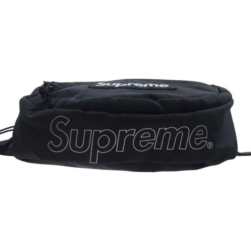 supreme 18aw waist bag ブラック