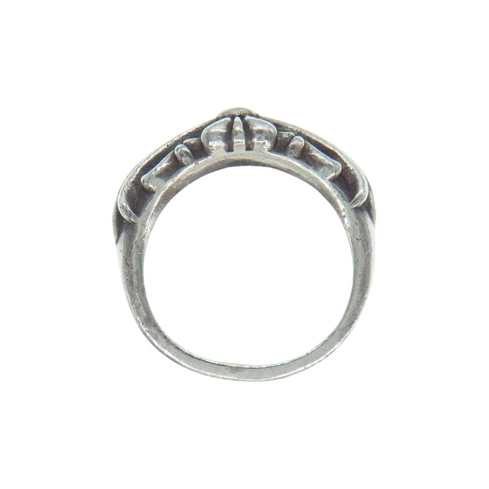 CHROME HEARTS クロムハーツ（原本無） BABY CLASSIC ベイビー クラシック フローラルクロス リング シルバー系 7号【中古】