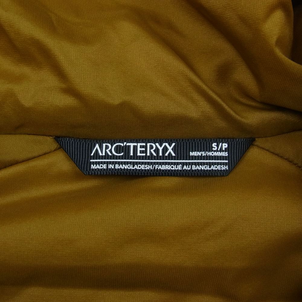 ARC'TERYX アークテリクス 20AW 24108-124241 ATOM HOODY 24K リーフ アトム フーディ ジャケット ブラック ブラック系 S【極上美品】【中古】