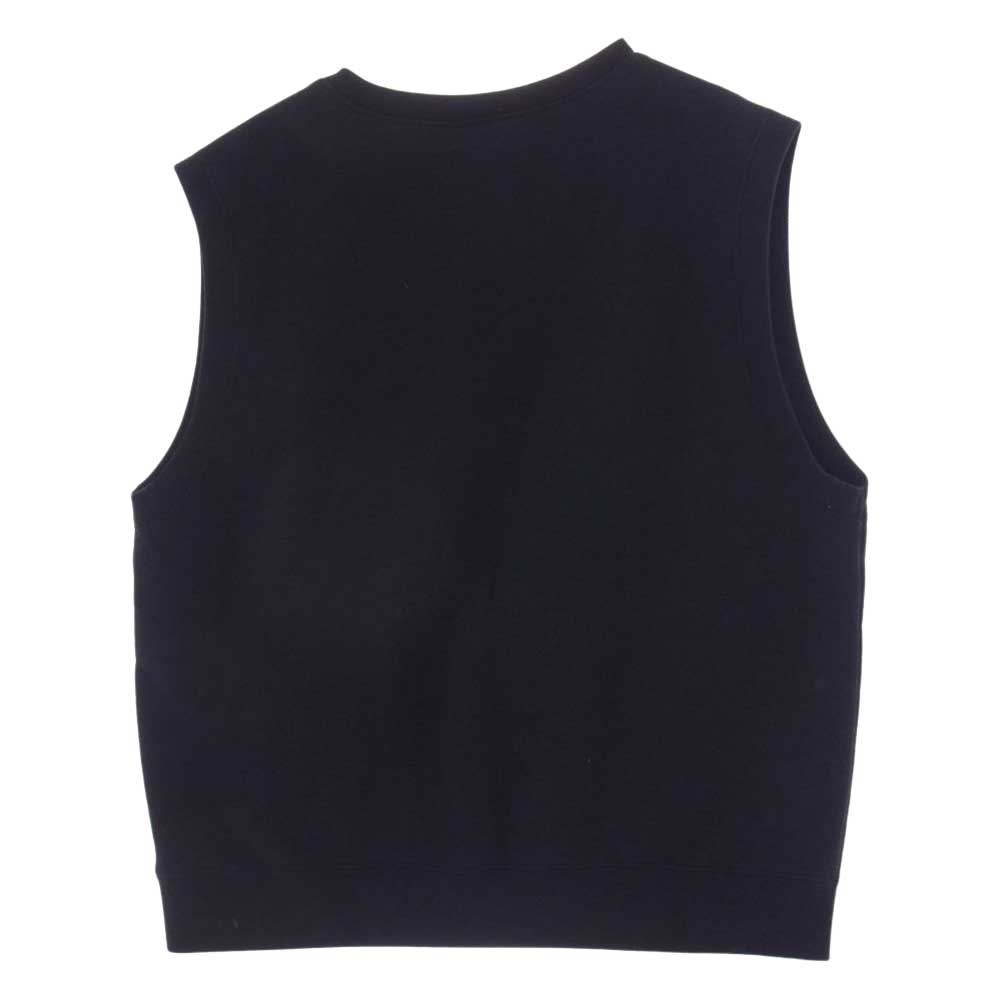 Supreme シュプリーム 23SS  SWEAT Shirt Vest Vネック スウェット ベスト ブラック系 L【中古】