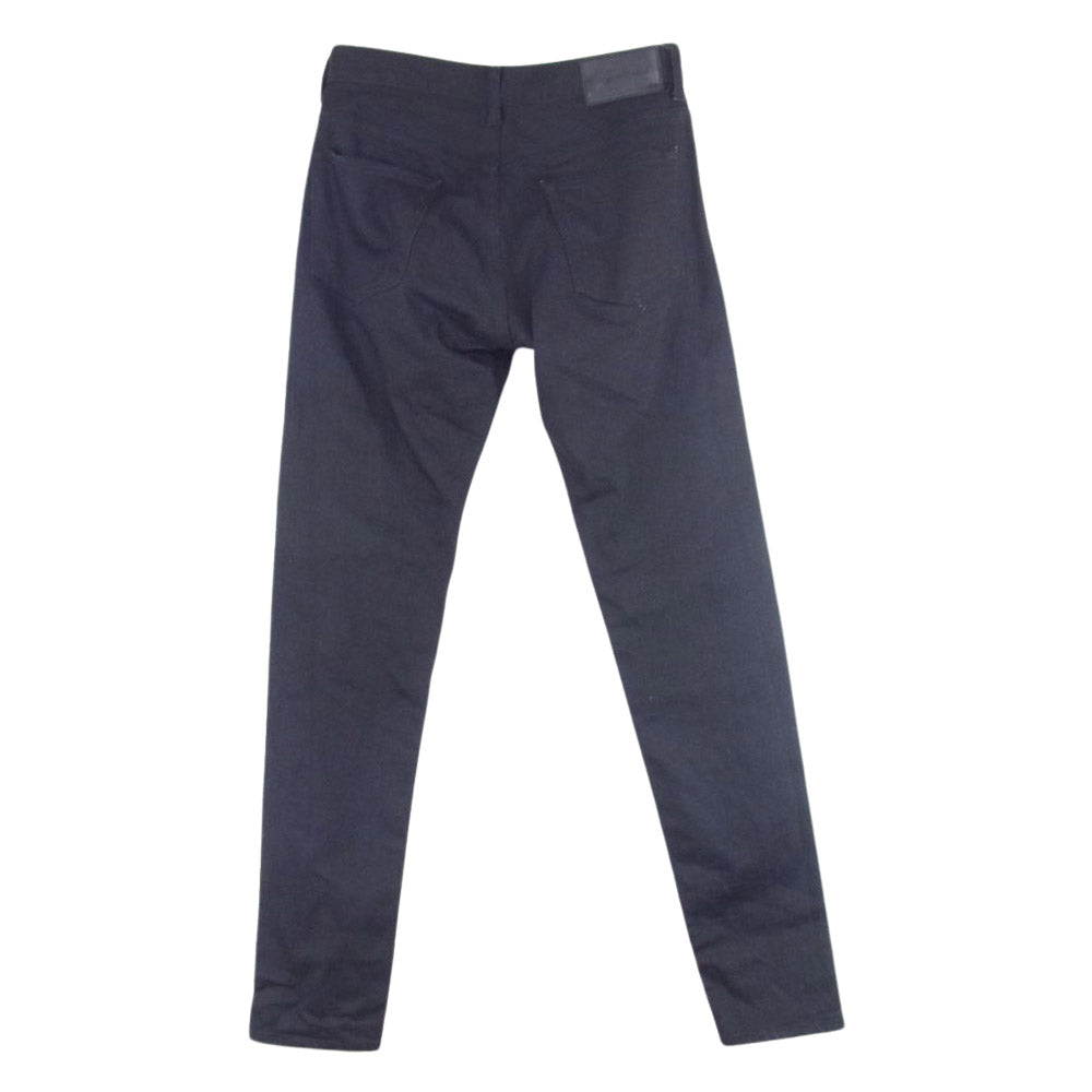 JOHN LAWRENCE SULLIVAN ジョンローレンスサリバン JLS-02-07 RIGID DENIM TAPERED PANTS リジッド デニム テーパードパンツ ブラック系 42【中古】