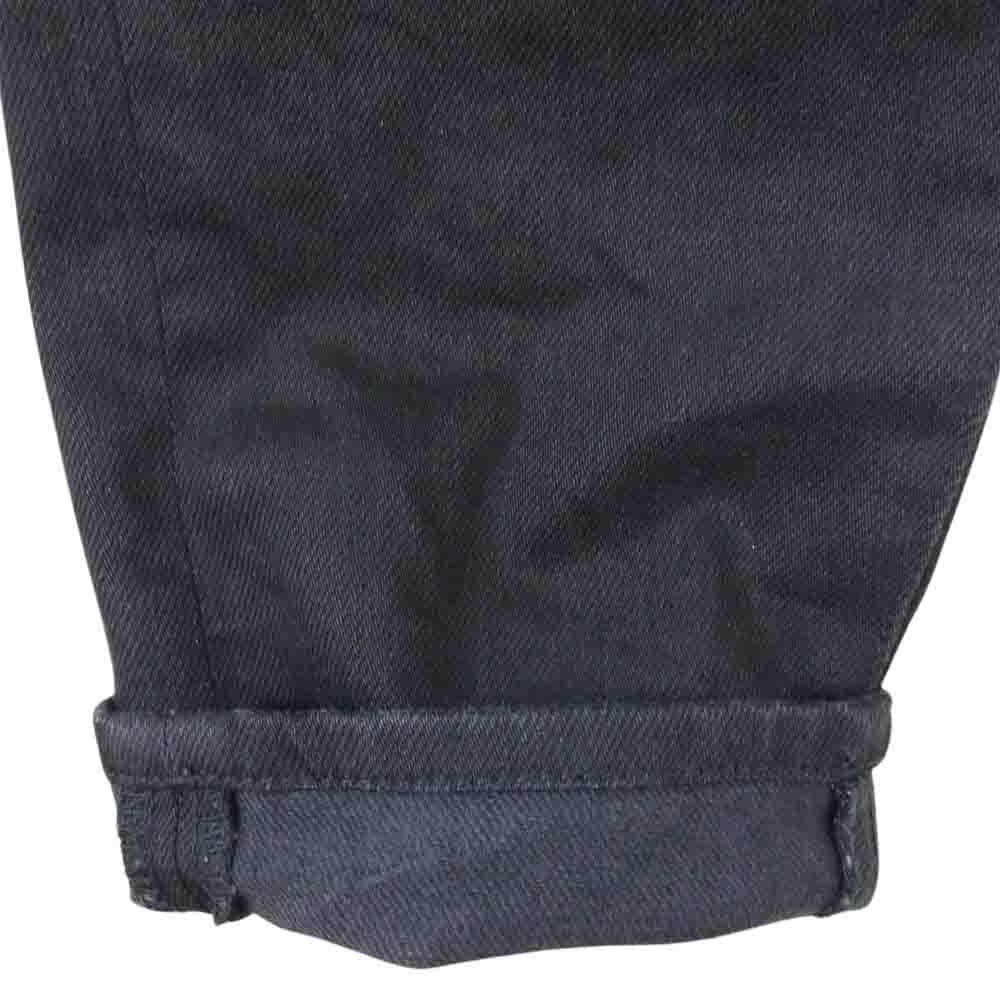 JOHN LAWRENCE SULLIVAN ジョンローレンスサリバン JLS-02-07 RIGID DENIM TAPERED PANTS リジッド デニム テーパードパンツ ブラック系 42【中古】