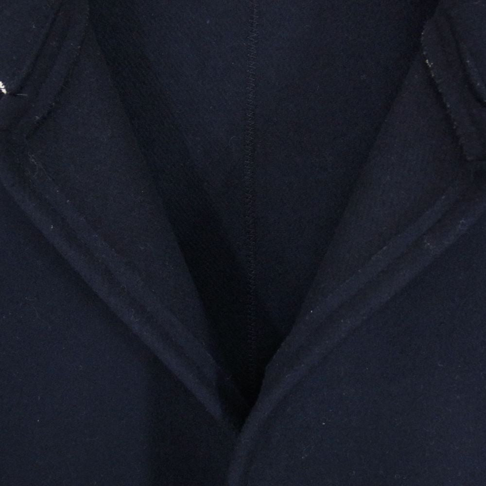 SUNSEA サンシー 21AW 21A35 FELTON COAT ウール フェルトン コート ネイビー系 3【中古】