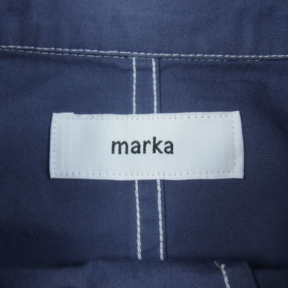 marka マーカ ONLY ARK ARKnets アークネッツ別注 23AW M23F-34BL01C SHORT MODS CHANGED TO DOUBLE ZIPS ショート モッズ チェンジ ダブルジップ ジャケット グレー系 2【美品】【中古】
