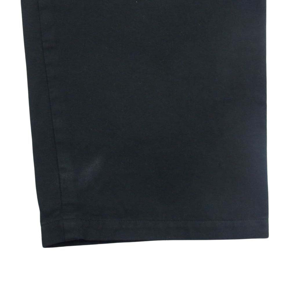 COMOLI コモリ 23AW Y03-03005 製品染 ドローストリングパンツ ブラック系 1【中古】