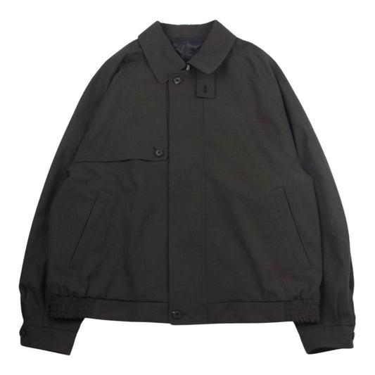シュタイン 22AW ST426-1 OVERSIZED HARRINGTON ZIP JACKET MILITARY KHAKI オーバーサイズ ハリントン ジップ ジャケット ミリタリーカーキ カーキ系 S【美品】【中古】