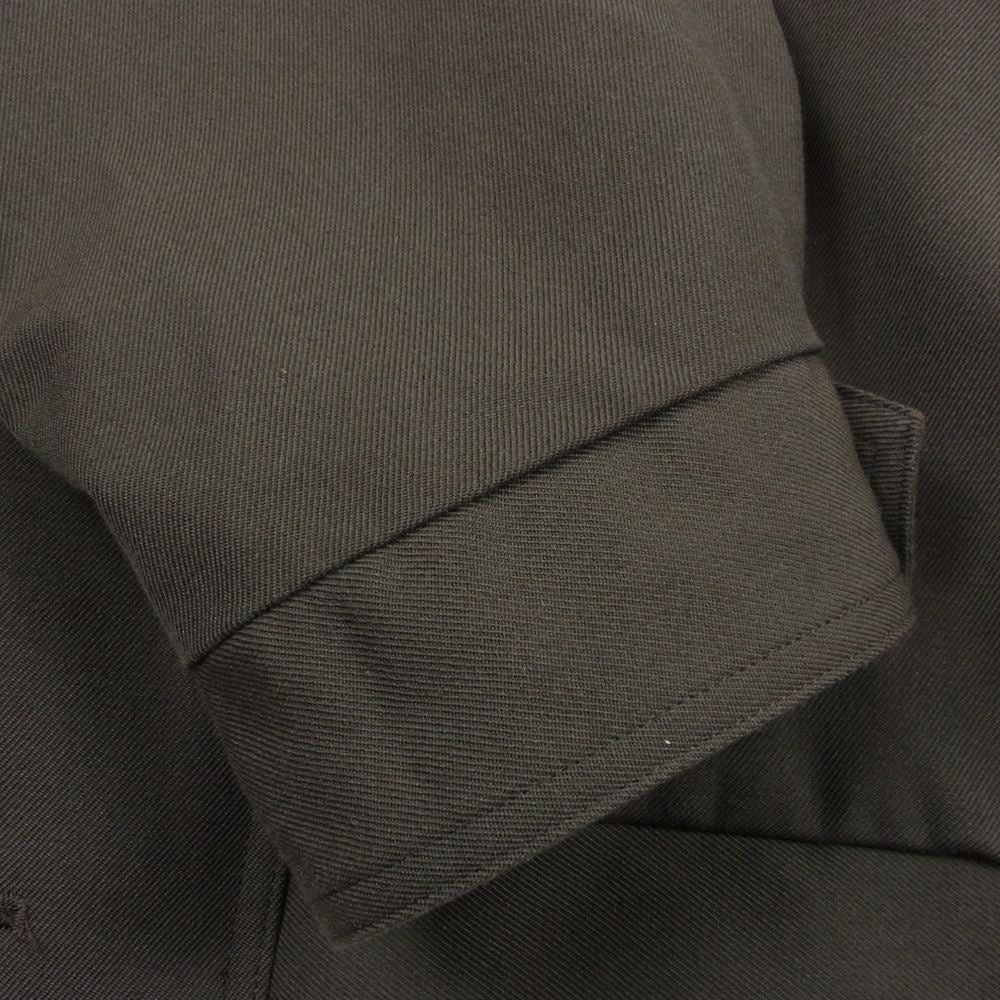 シュタイン 22AW ST426-1 OVERSIZED HARRINGTON ZIP JACKET MILITARY KHAKI オーバーサイズ ハリントン ジップ ジャケット ミリタリーカーキ カーキ系 S【美品】【中古】