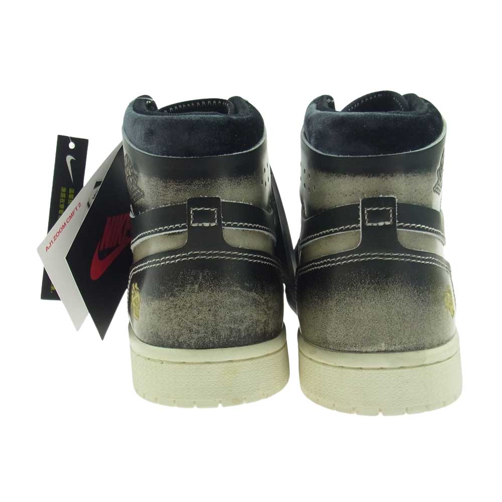 NIKE ナイキ FQ8155 010 Air Jordan 1 High Zoom CMFT 2 Dia De Muertos エアジョーダン1 ハイ ズーム CMFT 2 ディア デ ムエルトス スニーカー ブラック系 26.5cm【新古品】【未使用】【中古】