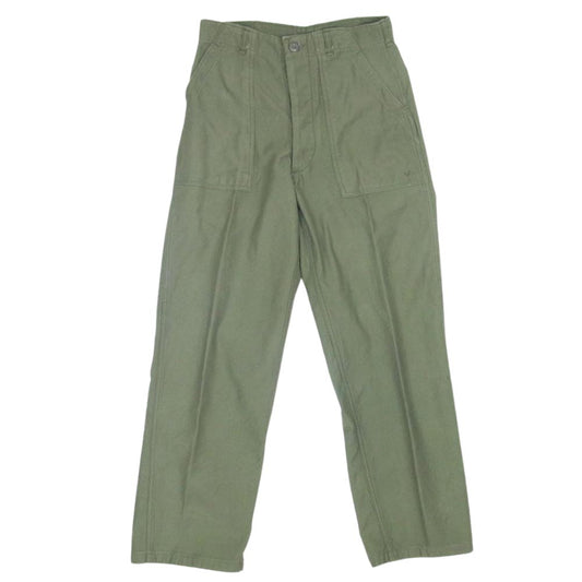 ミリタリー OG-107 60s 8405-082-6610 US ARMY Utility Trousers ベイカーパンツ  カーキ系 30【中古】