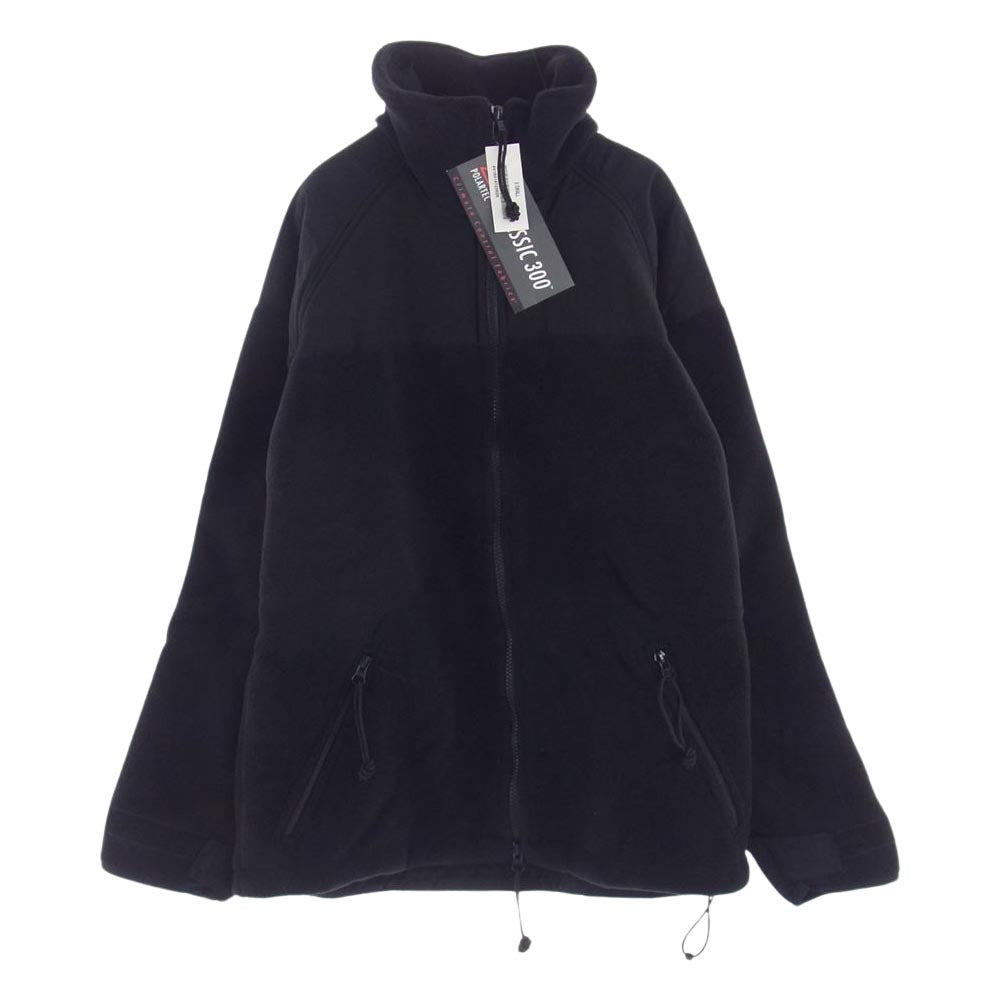 ミリタリー デッドストック 米軍 アメリカ軍 ECWCS GEN2 POLARTEC エクワックス ポーラテック フリースジャケット ブラック系 XS【極上美品】【中古】