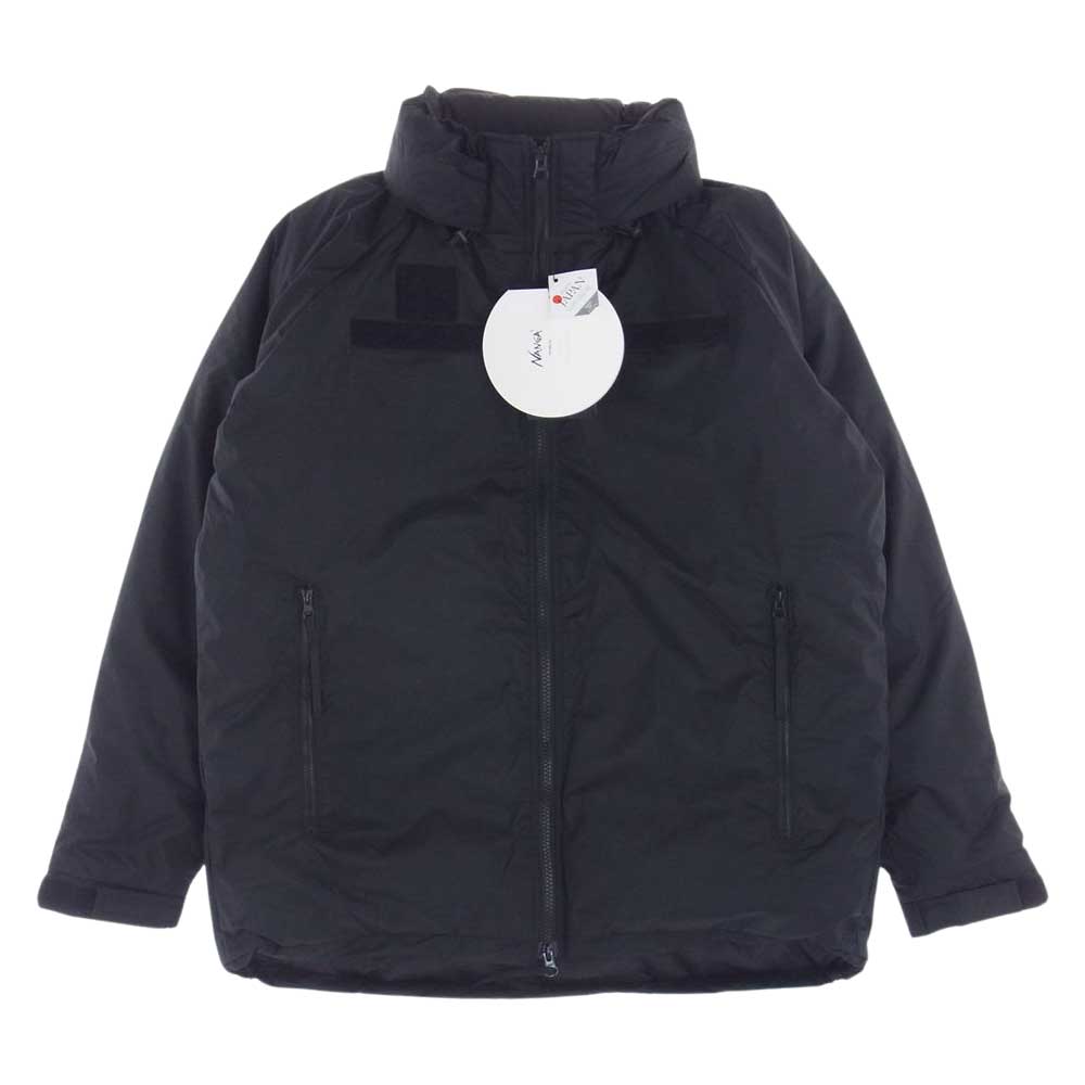 NANGA ナンガ WAIPER別注 AURORA-TEX TYPE U.S.ARMY ECWCS GEN III LEVEL 7 リップストップ ダウンジャケット ブラック系 S【極上美品】【中古】