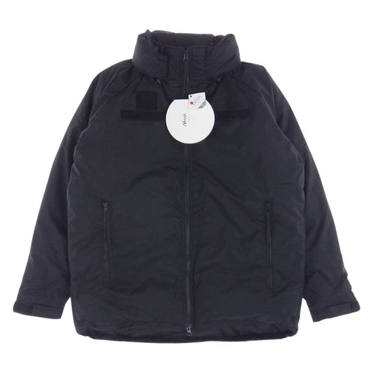 NANGA ナンガ WAIPER別注 AURORA-TEX TYPE U.S.ARMY ECWCS GEN III LEVEL 7 リップストップ ダウンジャケット ブラック系 S【極上美品】【中古】