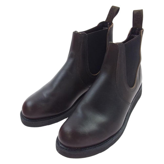 RED WING レッドウィング 3191 CLASSIC CHELSEA クラシック チェルシー エボニー ハーネス サイドゴア ブーツ ダークブラウン系 26.5【中古】