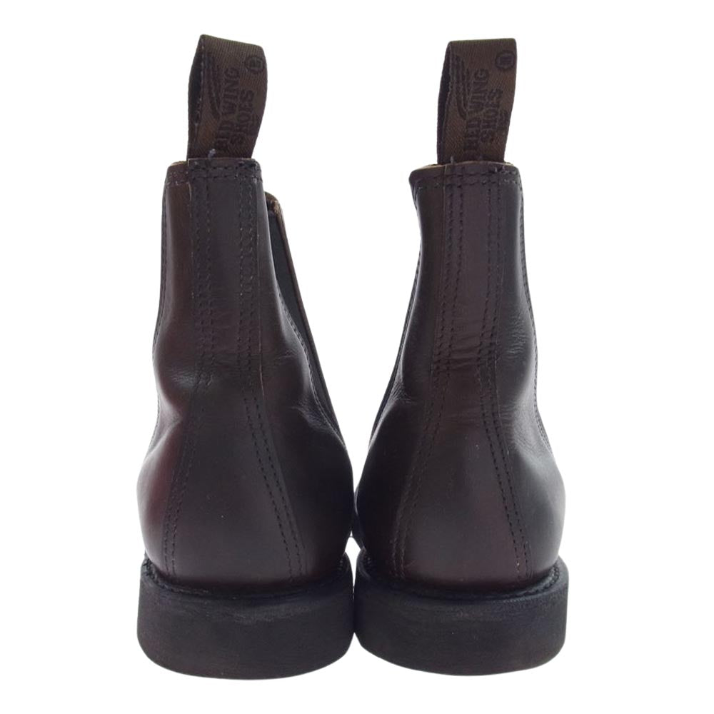 RED WING レッドウィング 3191 CLASSIC CHELSEA クラシック チェルシー エボニー ハーネス サイドゴア ブーツ ダークブラウン系 26.5【中古】