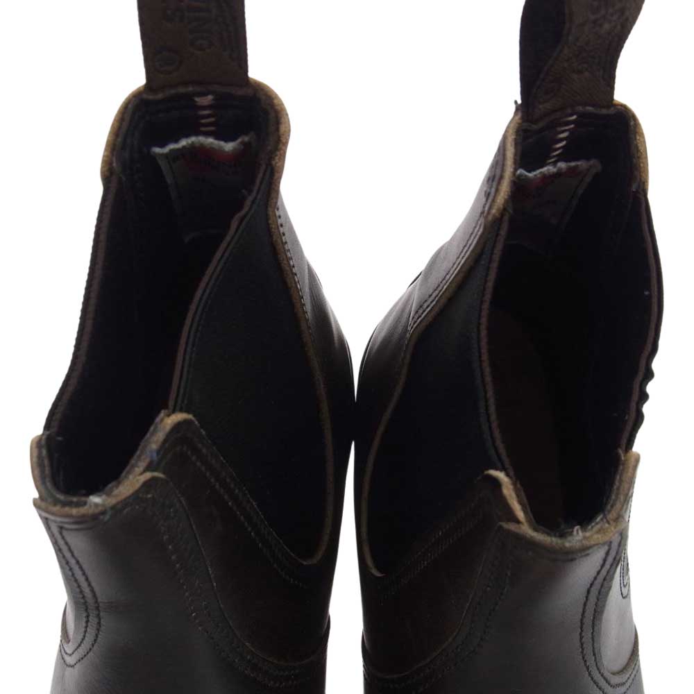 RED WING レッドウィング 3191 CLASSIC CHELSEA クラシック チェルシー エボニー ハーネス サイドゴア ブーツ ダークブラウン系 26.5【中古】