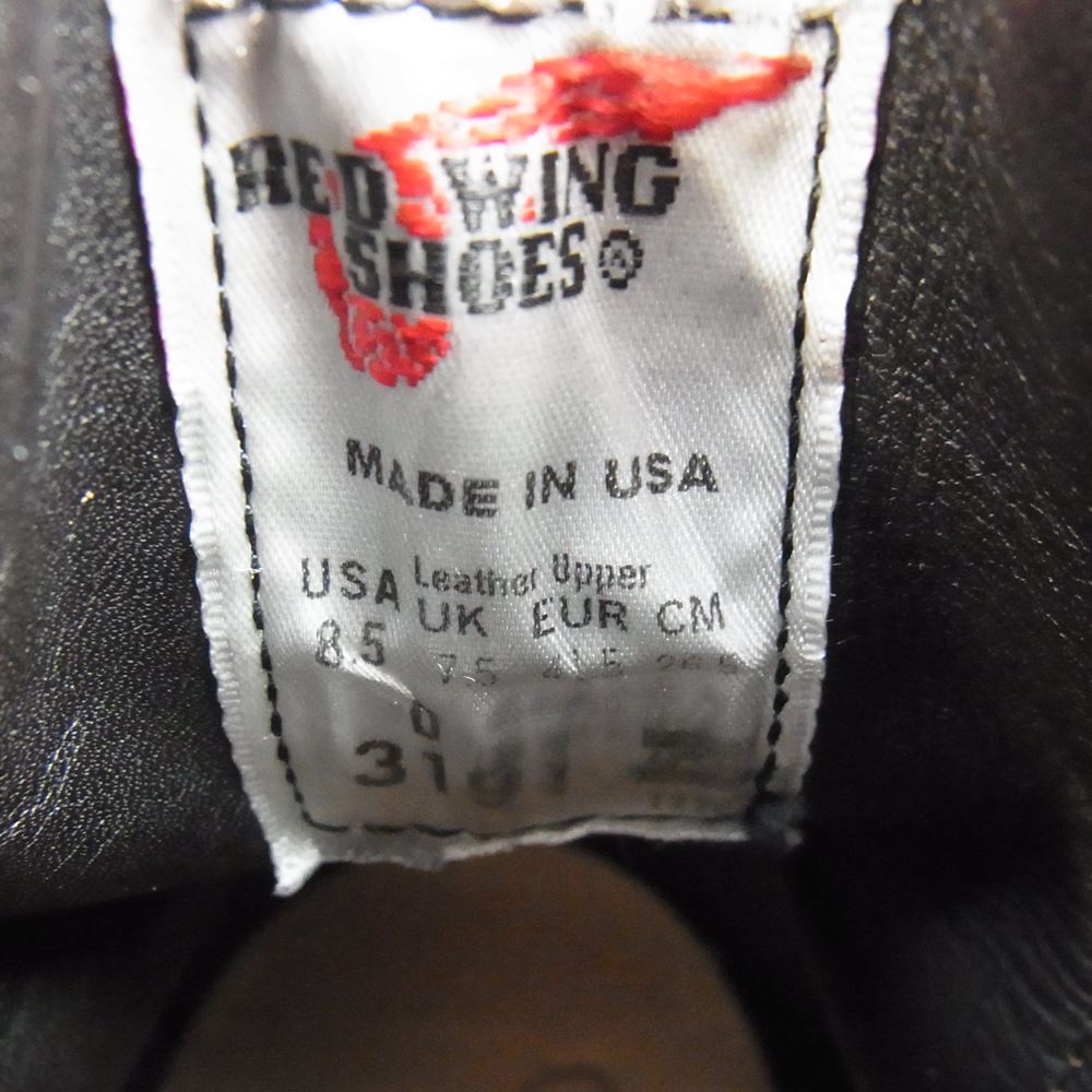 RED WING レッドウィング 3191 CLASSIC CHELSEA クラシック チェルシー エボニー ハーネス サイドゴア ブーツ ダークブラウン系 26.5【中古】