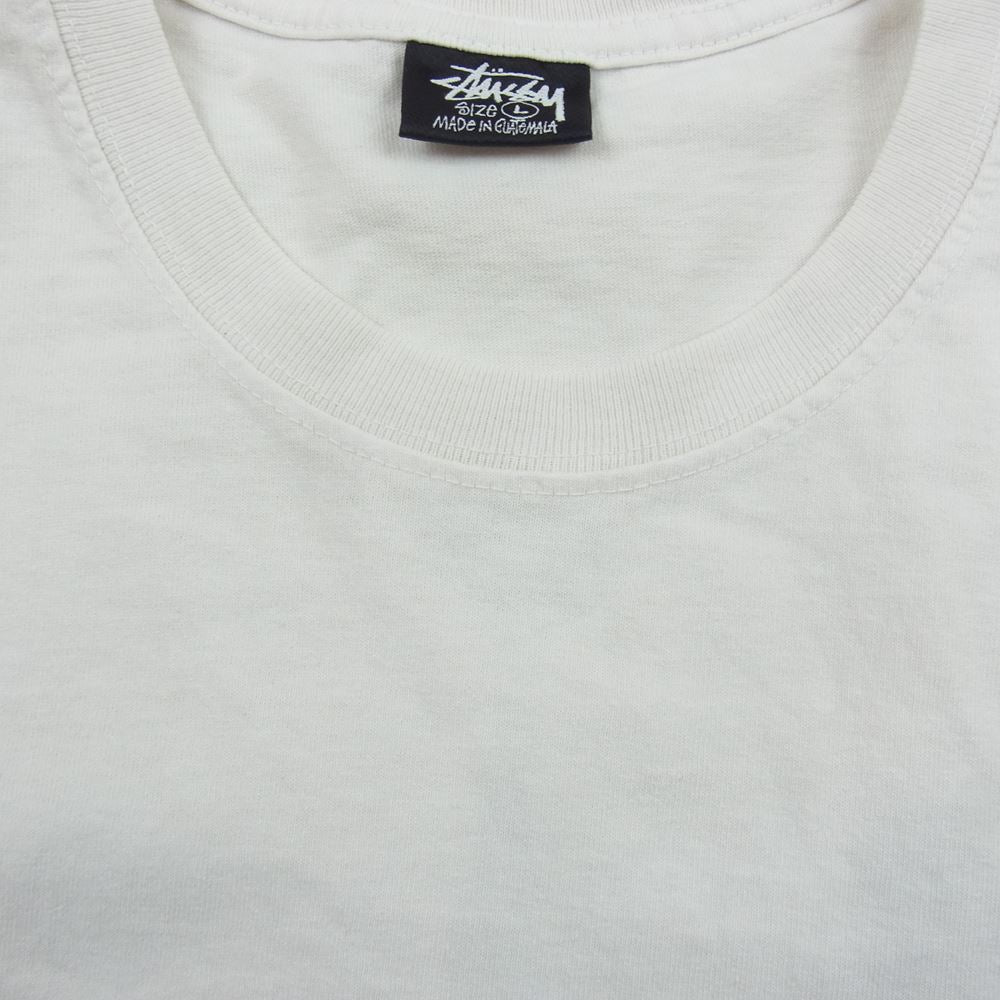 STUSSY リーガル クラウン Tシャツ ホワイト系 L【中古】