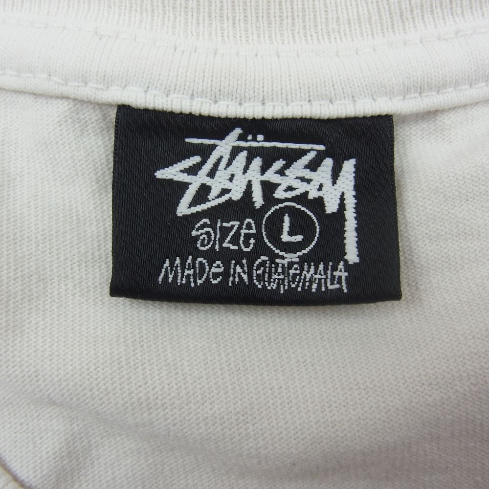 STUSSY リーガル クラウン Tシャツ ホワイト系 L【中古】