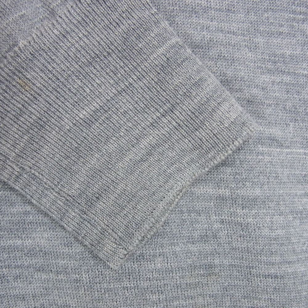 JOHN SMEDLEY ジョンスメドレー イギリス製 ウール クルーネック ニット グレー系 S【中古】