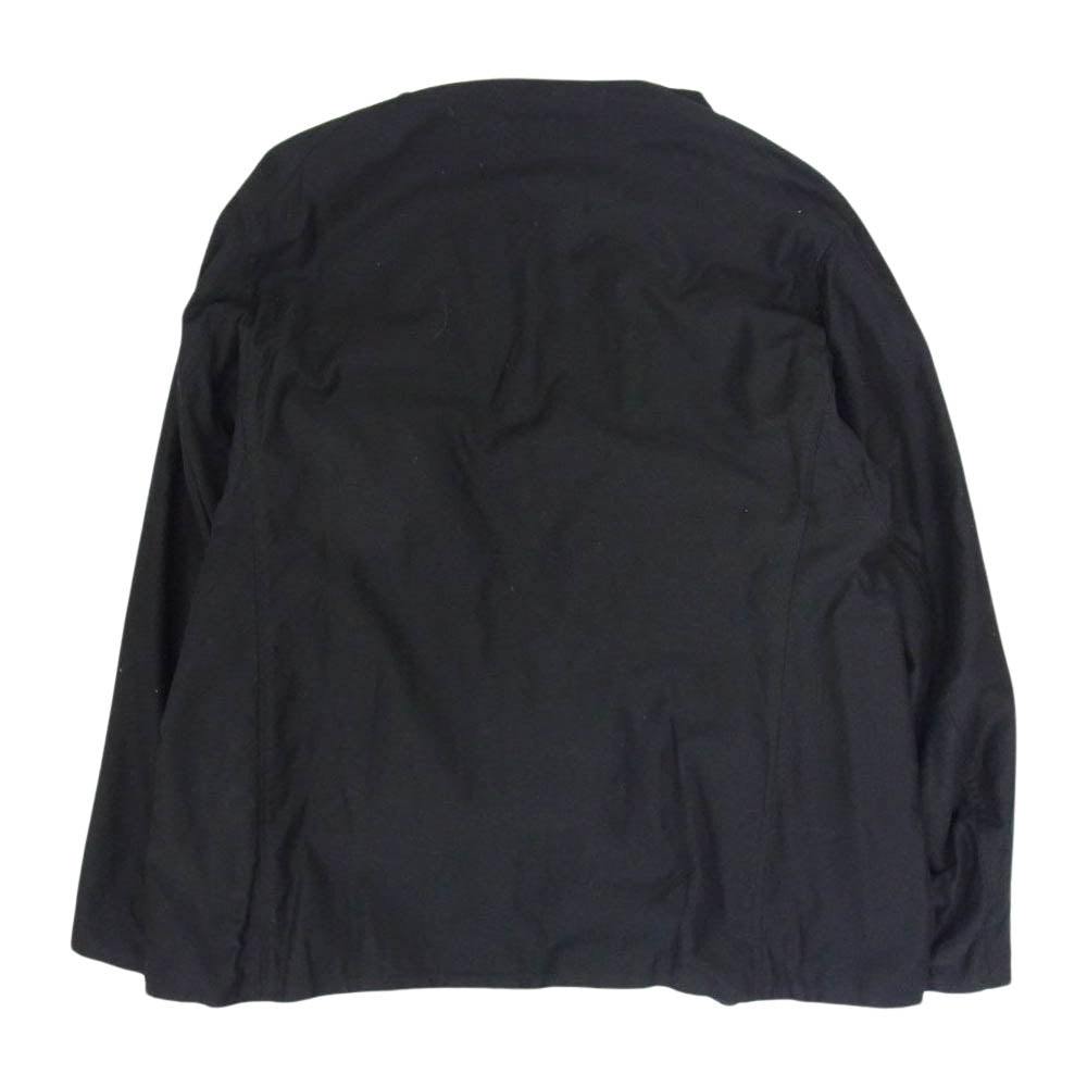 COMOLI コモリ 21SS T01-01008 コットン サテン ハンティグ ジャケット ブラック系 2【中古】