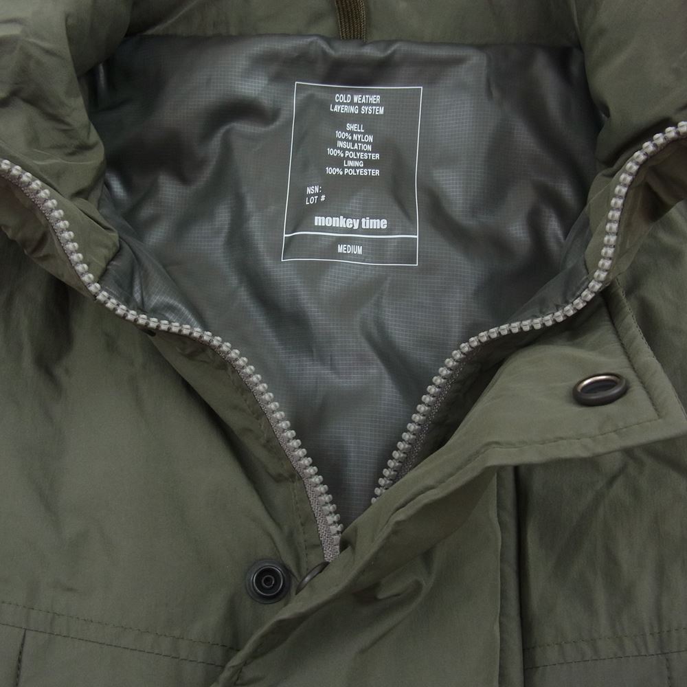 モンキータイム 8325-699-0404 MONSTER PARKA モンスター パーカ ジャケット カーキ系 M【中古】