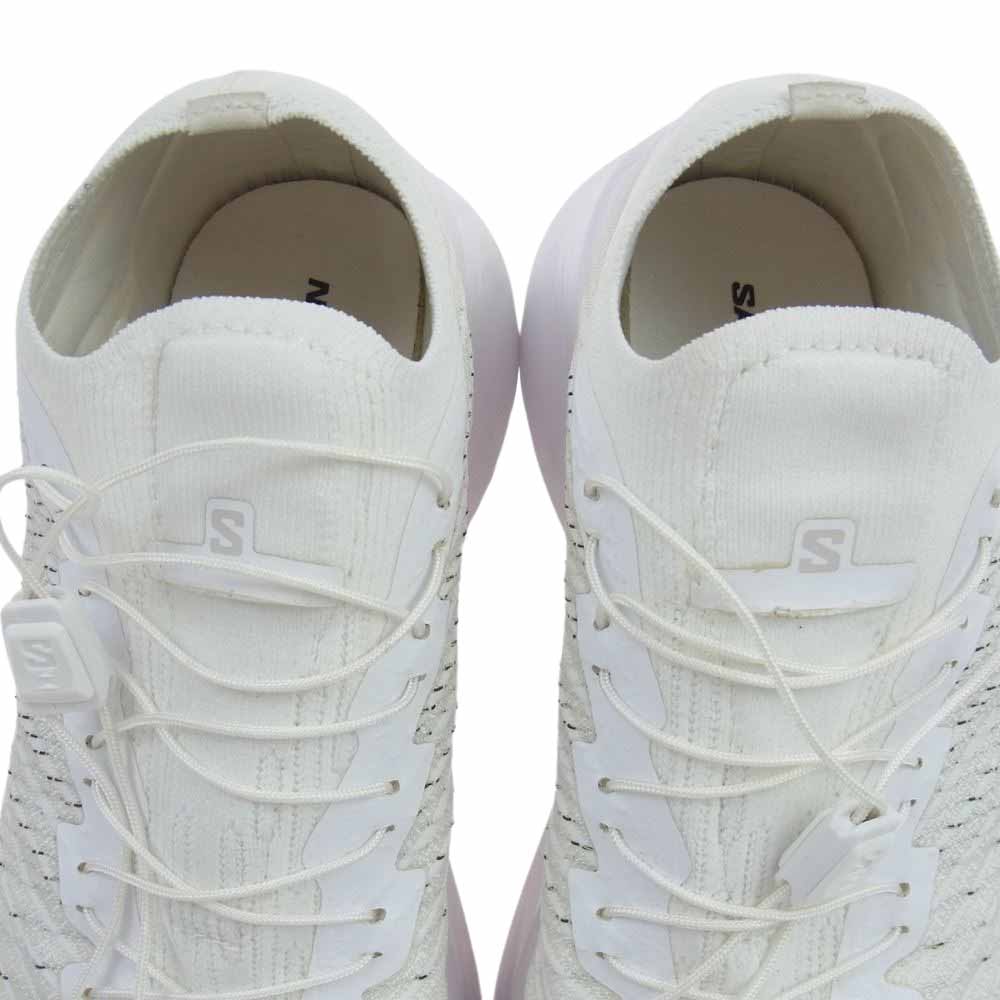 COMME des GARCONS コムデギャルソン 471953 × SALOMON サロモン プラットフォーム メッシュ スニーカー ホワイト系 23cm【中古】