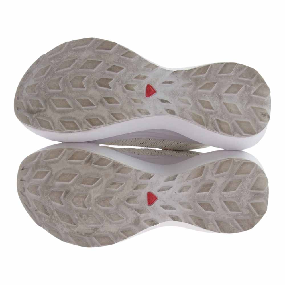 COMME des GARCONS コムデギャルソン 471953 × SALOMON サロモン プラットフォーム メッシュ スニーカー ホワイト系 23cm【中古】