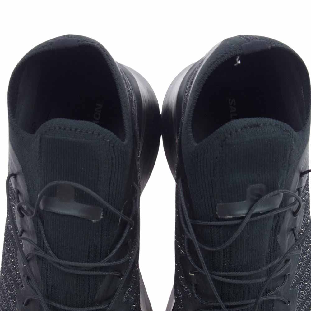 COMME des GARCONS コムデギャルソン 471952 × SALOMON サロモン プラットフォーム メッシュ スニーカー ブラック系 25cm【中古】