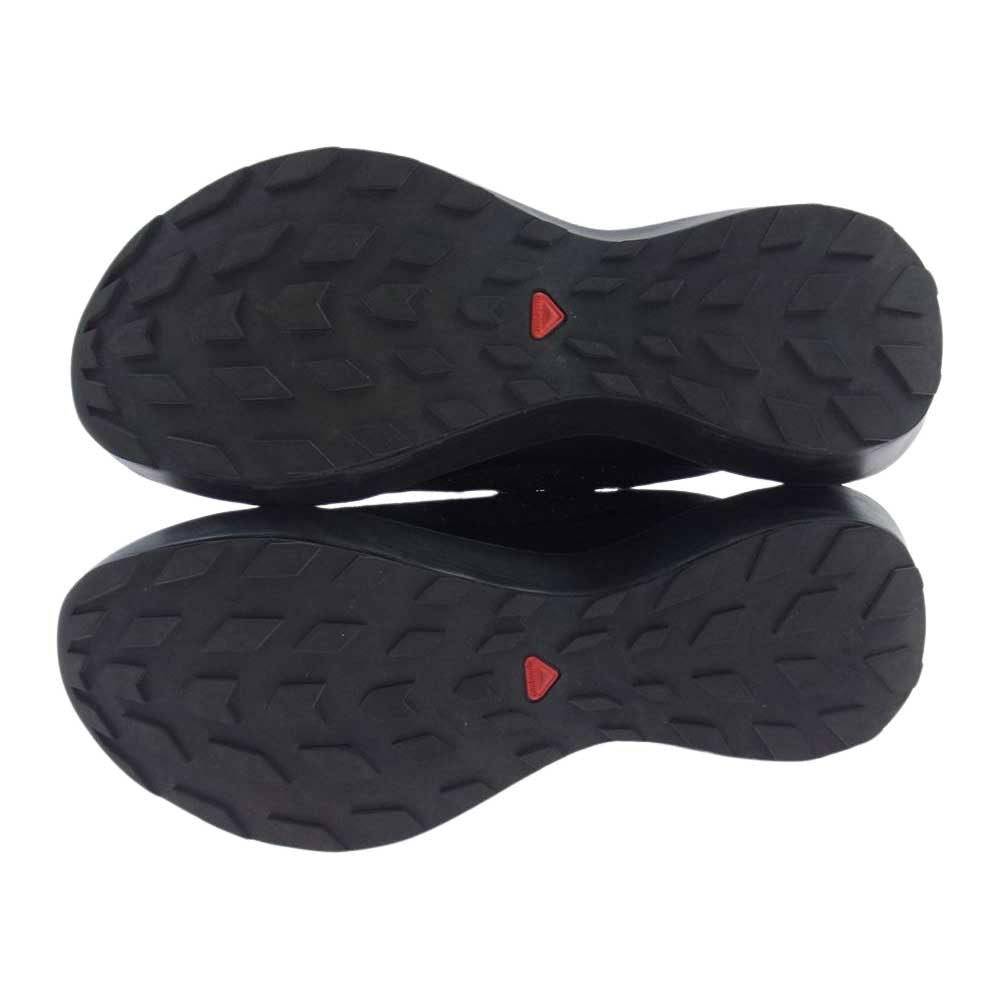 COMME des GARCONS コムデギャルソン 471952 × SALOMON サロモン プラットフォーム メッシュ スニーカー ブラック系 25cm【中古】