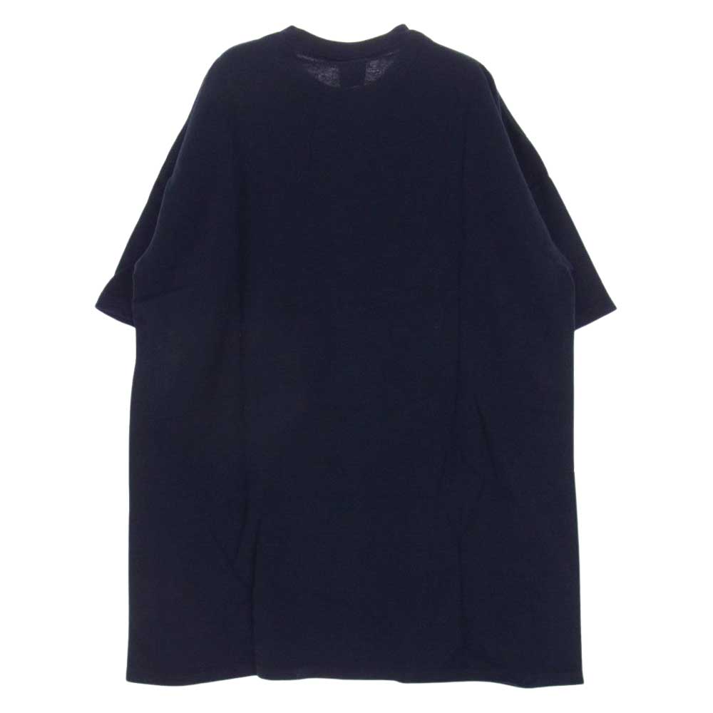 Supreme シュプリーム 01SS Brothers Tee ブラザーズ プリント 半袖 Tシャツ ネイビー系 L【中古】