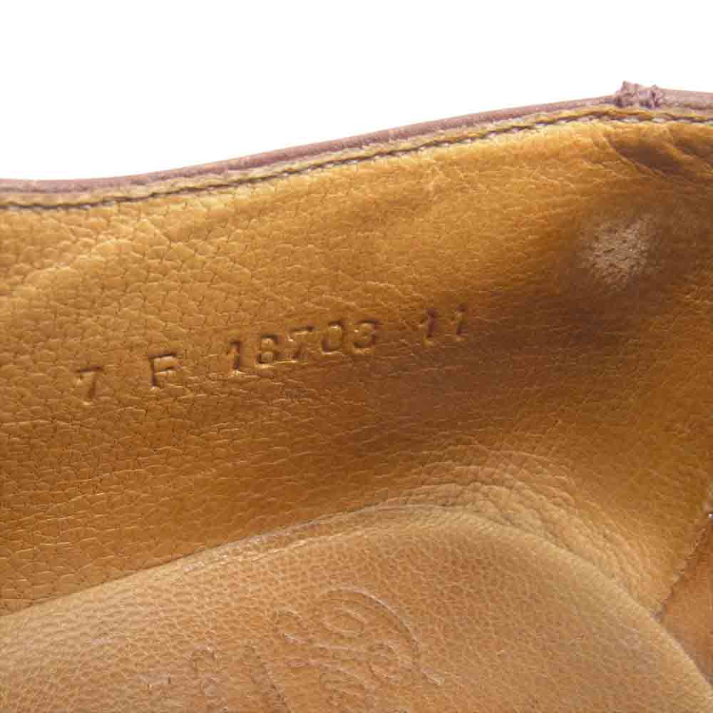 Paraboot パラブーツ 18703 シャンボード Uチップ レザー シューズ ブラウン系 7【中古】