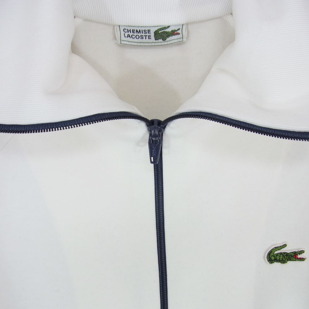LACOSTE ラコステ ヴィンテージ ジャージ ホワイト系 サイズ表記無【中古】