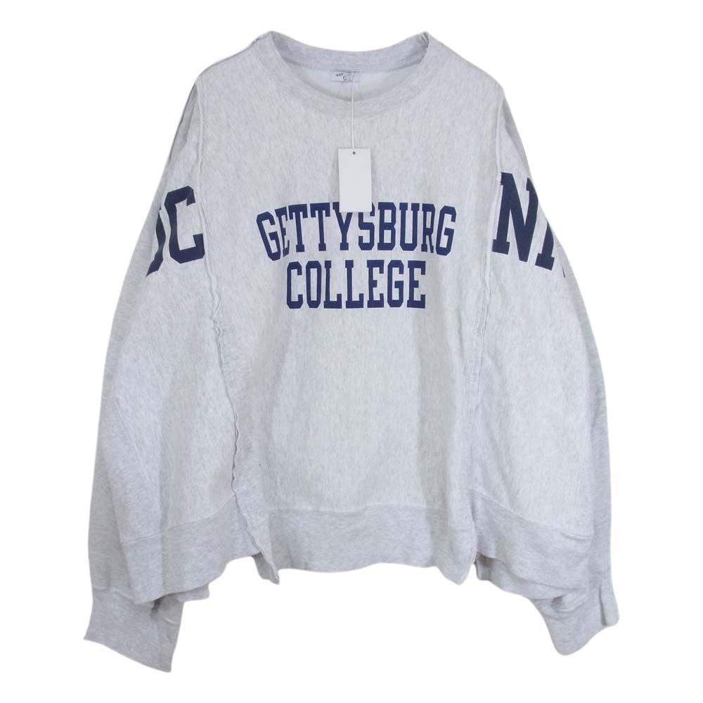 オールドパーク  OP-448 BAGGY SWEAT ASSORT リメイク 加工 スウェット グレー系 FREE【極上美品】【中古】