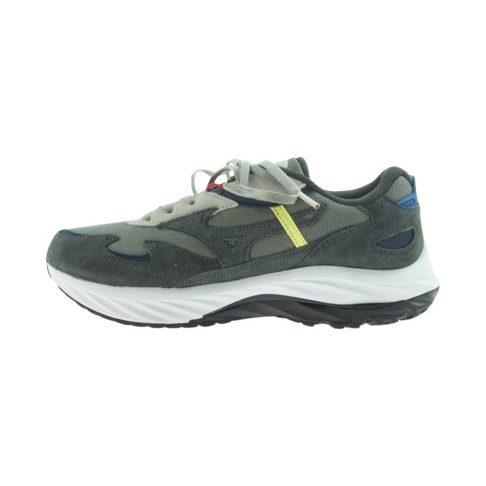 GRAPHPAPER グラフペーパー GU231-90320  × mizuno ミズノ wave rider β ローカット スニーカー グレー系  26.5cm【新古品】【未使用】【中古】