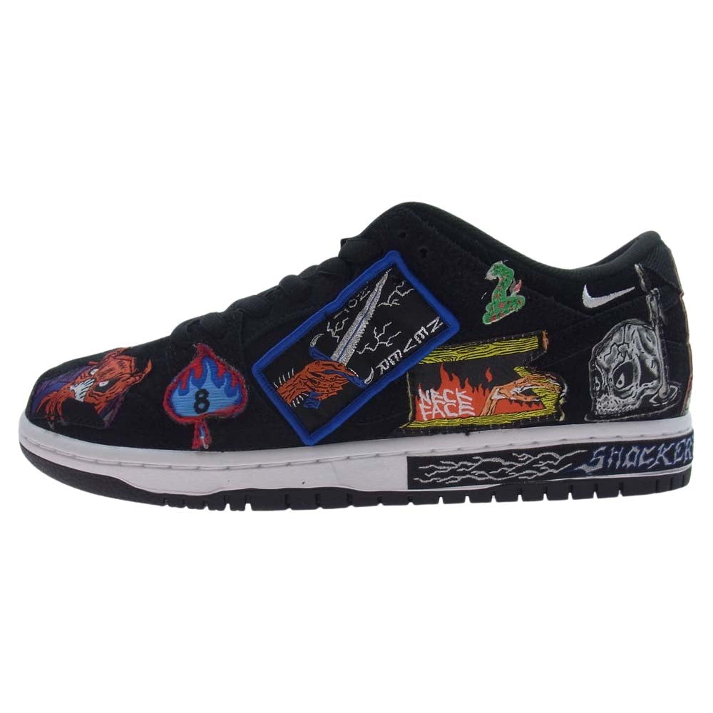 NIKE ナイキ DQ4488-001 SB DUNK LOW PRO QS NECK FACE エスビー ダンク プロ ローカット スニーカー ネックフェイス ブラック系 27cm【新古品】【未使用】【中古】